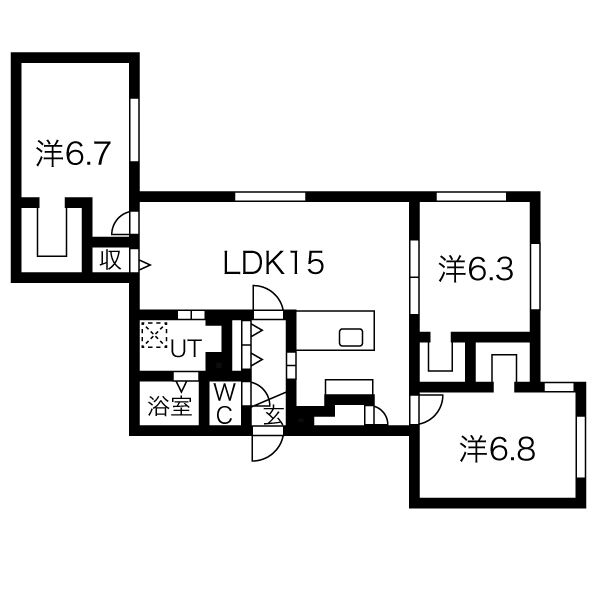 レブニーズ　ザ・レジデンス　宮の森 画像13