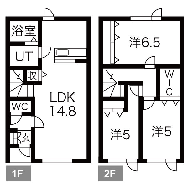 クラージュ拓北A 画像16