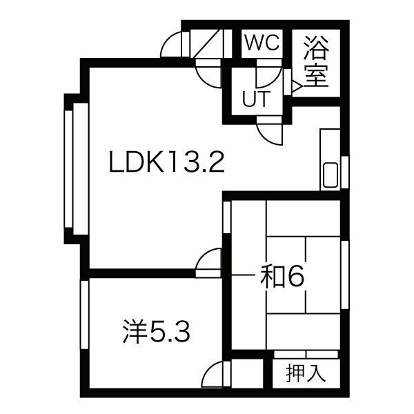 ロイヤルハウス富丘A 画像3