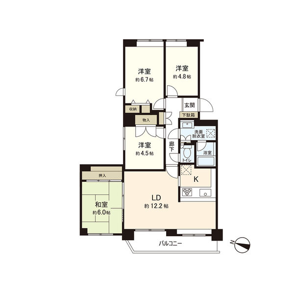 【分譲賃貸】ひばりが丘パーク・マンション 画像20
