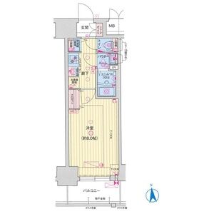 ソルテラス都島本通の間取り図