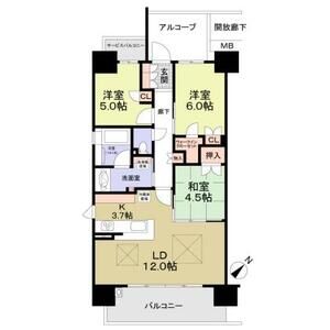 プレイズ泉大津1001号室の間取り図
