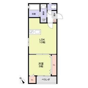 シティコート八尾WEST(A)の間取り図