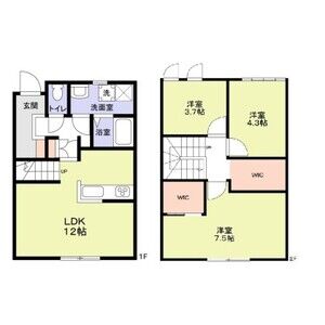 フォレストメゾンのざきの間取り図