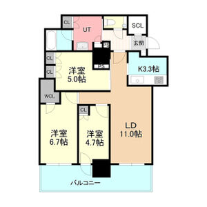 ザ・札幌タワーズ ウエストタワー 2504号室 画像15