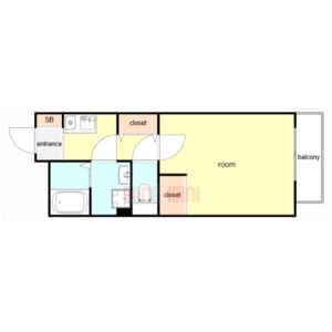 T-FLAT Daimotsuの間取り図