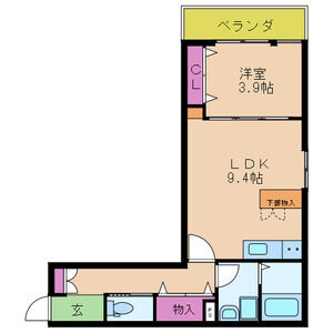 Altair今福 (アルタイルイマフク)の間取り図