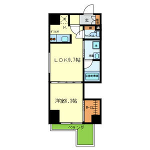パウゼ堺筋の間取り図