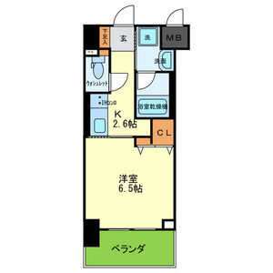 エレガントレジデンス中之島の間取り図
