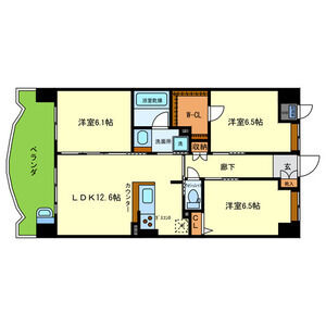 サンモールIIの間取り図