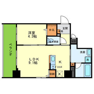プラチナコートの間取り図