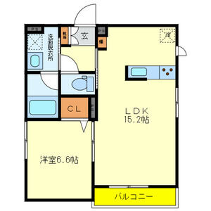 メゾン帝塚山の間取り図