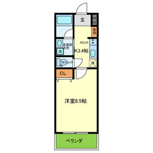 ヴィオーラ西宮の間取り図