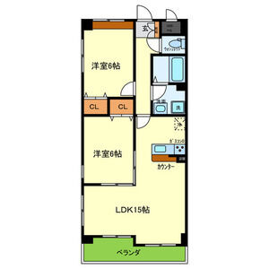 ソーテルヌ弐番館の間取り図