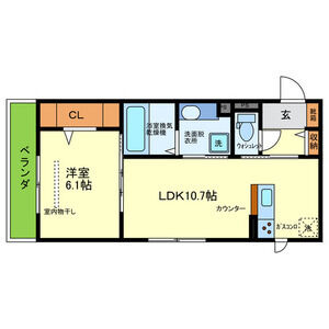 D-room IZUMIの間取り図