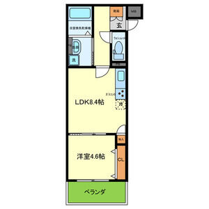 コンフォルタ京都西の間取り図