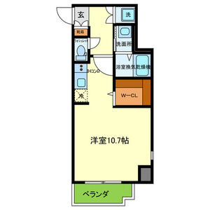 ONLYONEキセラタウンIIの間取り図