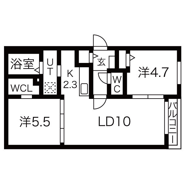 フラット北35条II 画像6