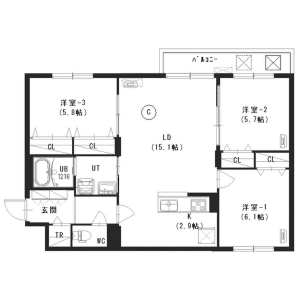 新築　Blanc Terrace 白石 画像10