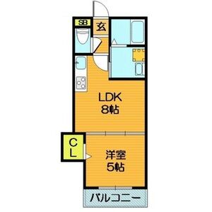 クリエオーレ茨田大宮IVの間取り図