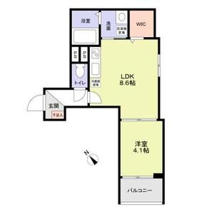 フラッツ六地蔵の間取り図