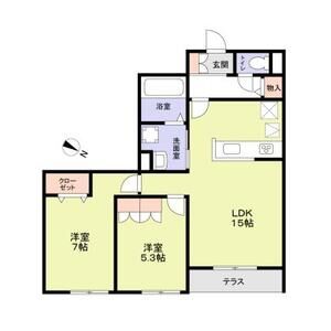 ハイテラス千里山の間取り図