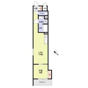 CASA CALMA南江口の間取り図