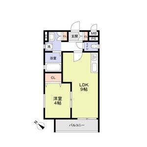 CASA CALMA南江口の間取り図