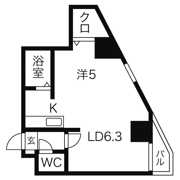 パークヒルズ中央411 画像7