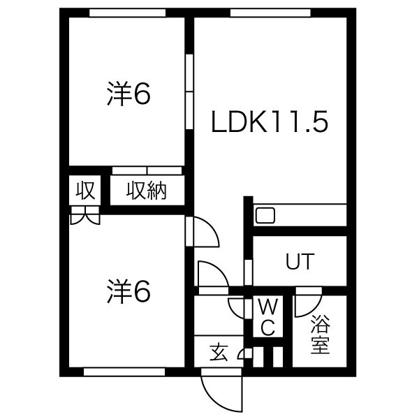 ロイヤルハイツ北野C 画像8