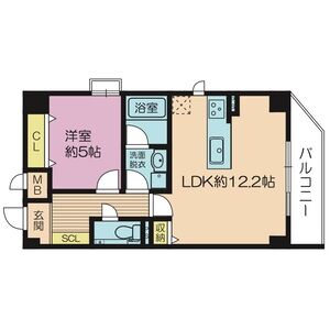 ゼクス九条の間取り図