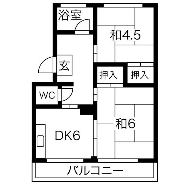 朝日ハイツ2号棟 画像5