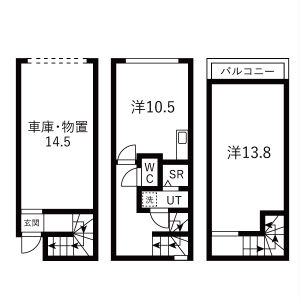 ラフマート南塚口の間取り図