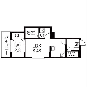 Well-being巽西の間取り図