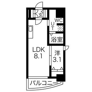 ラシーヌ日本橋の間取り図