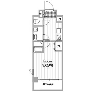 Rainbow Court玉造(レインボーコート玉造)の間取り図
