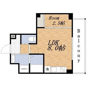 テラ西九条の間取り図