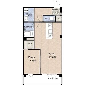 サンティエ福島吉野の間取り図