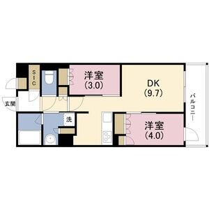 ファインレジデンス福島海老江の間取り図