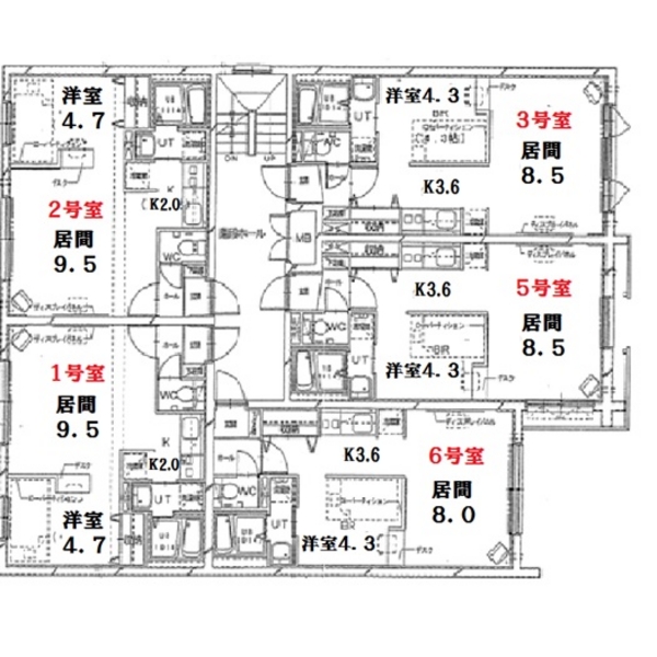 フロア図面