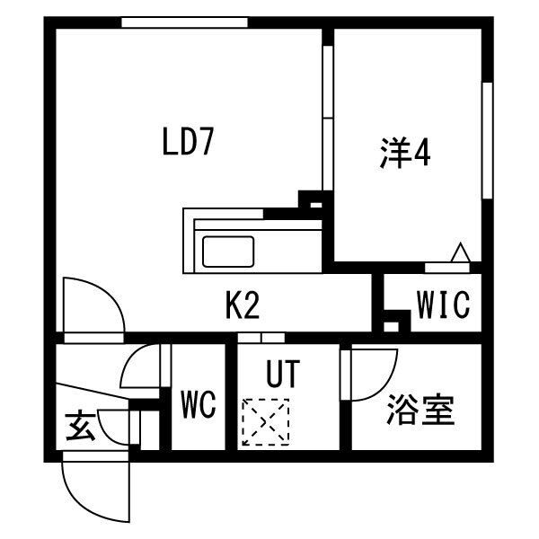 Terrace  Yomogi(テラスヨモギ)　仮)平岸4-3MS 画像3