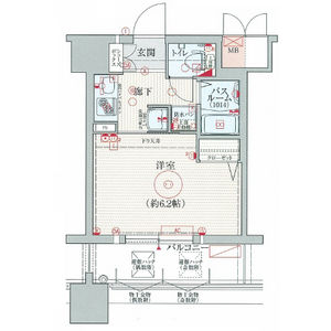 エステムコート新大阪VIエキスプレイスの間取り図