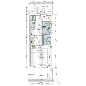エステムプラザ福島ジェネルの間取り図