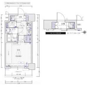 エステムコート京都西院の間取り図