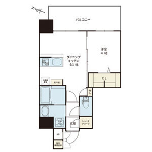 NEコート甲南町の間取り図