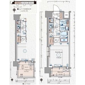 エステムコート京都千雅邸の間取り図