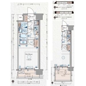 エステムコート京都千雅邸の間取り図