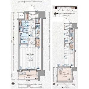 エステムコート京都千雅邸の間取り図