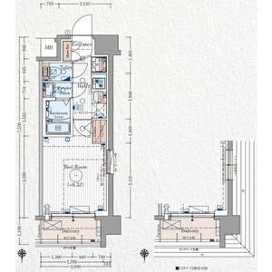 エステムコート京都千雅邸の間取り図