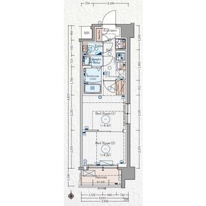 エステムコート京都千雅邸の間取り図